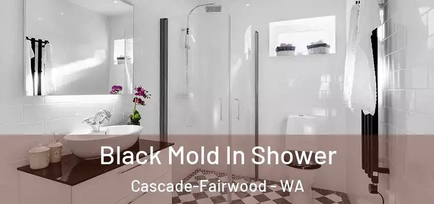  Black Mold In Shower Cascade-Fairwood - WA