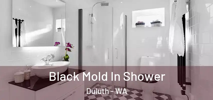  Black Mold In Shower Duluth - WA